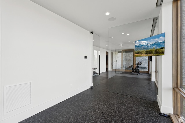 8195 N Ranch Garden Rd, Park City, UT 84098 - corridor featuring recessed lighting and baseboards