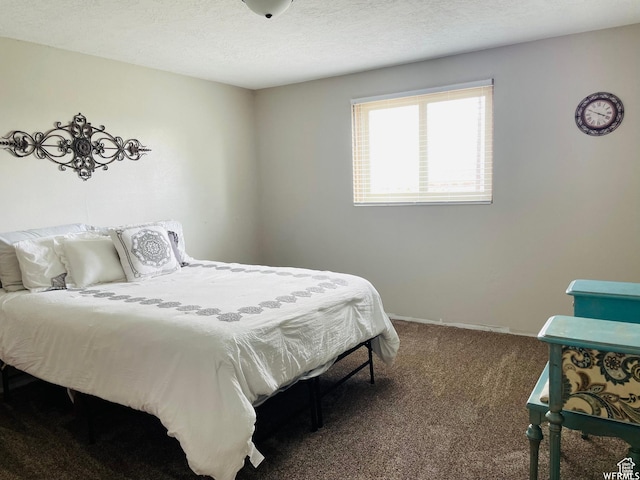 500 W 200 N, Paris, ID 83261 - carpeted bedroom with a textured ceiling