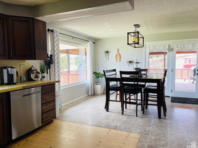 500 W 200 N, Paris, ID 83261 - dining room featuring a textured ceiling