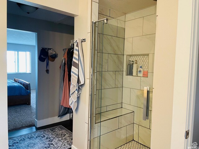 500 W 200 N, Paris, ID 83261 - bathroom featuring a shower with door