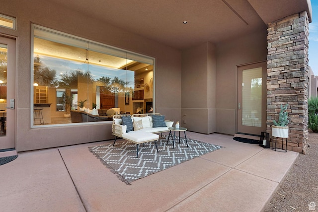 2085 N Tuweap Unit 52, St George, UT 84770 - view of patio with an outdoor hangout area