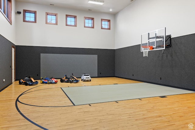 6121 Verness Cv S, Holladay, UT 84121 - view of basketball court with a wealth of natural light