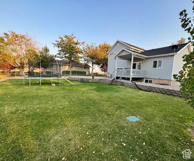 4093 E 4000 S, Vernal, UT 84078 - view of yard featuring a trampoline