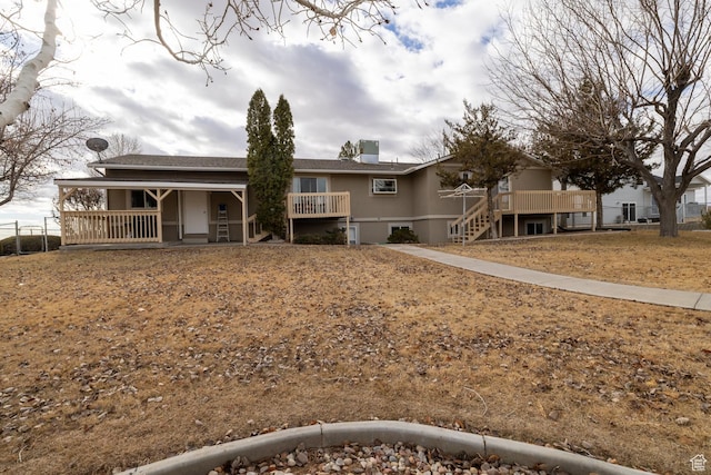 4111 E 4000 S, Vernal, UT 84078 - view of front of property featuring covered porch