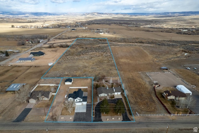 4111 E 4000 S, Vernal, UT 84078 - aerial view featuring a mountain view and a rural view