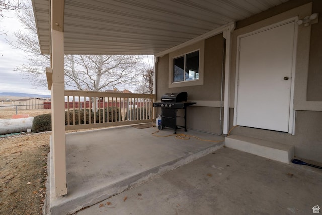 4111 E 4000 S, Vernal, UT 84078 - view of patio featuring a grill and a mountain view