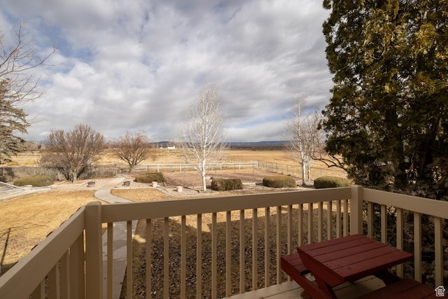 4111 E 4000 S, Vernal, UT 84078 - wooden deck featuring a rural view