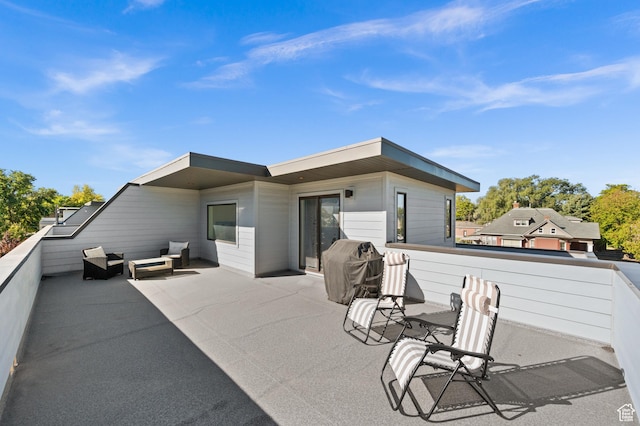 4513 S Bleecker Pl E, Millcreek, UT 84117 - rear view of property with a balcony