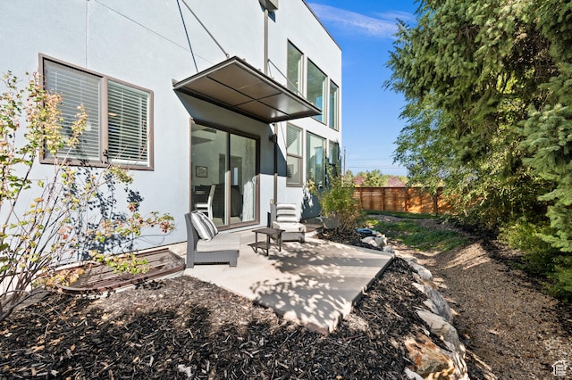 4513 S Bleecker Pl E, Millcreek, UT 84117 - rear view of property with a patio