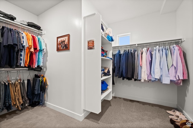 4513 S Bleecker Pl E, Millcreek, UT 84117 - walk in closet featuring light colored carpet