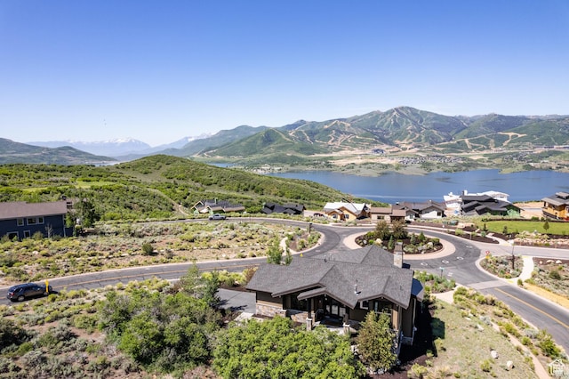 10725 N Hideout Trl, Hideout, UT 84036 - drone / aerial view of a water and mountain view