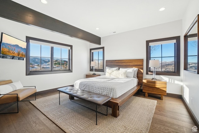 10725 N Hideout Trl, Hideout, UT 84036 - bedroom with wood finished floors and recessed lighting