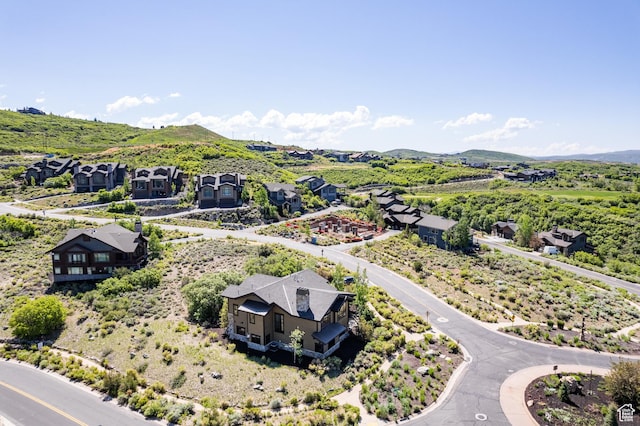 10725 N Hideout Trl, Hideout, UT 84036 - aerial perspective of suburban area with mountains
