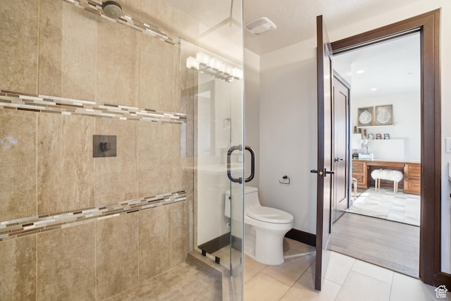 10725 N Hideout Trl, Hideout, UT 84036 - bathroom with a shower stall and tile patterned floors