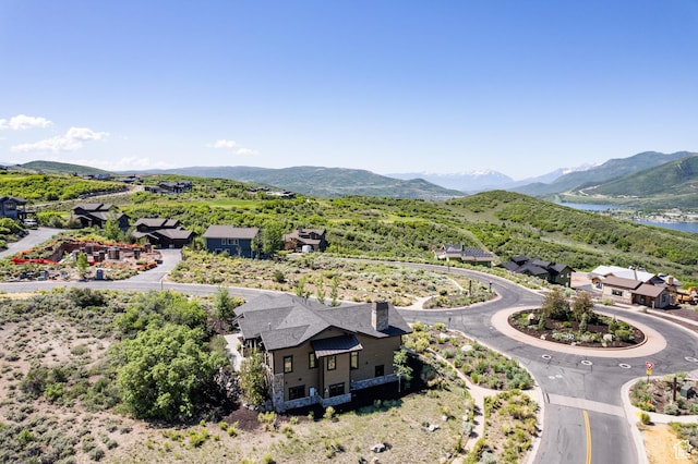 10725 N Hideout Trl, Hideout, UT 84036 - aerial view of a water and mountain view