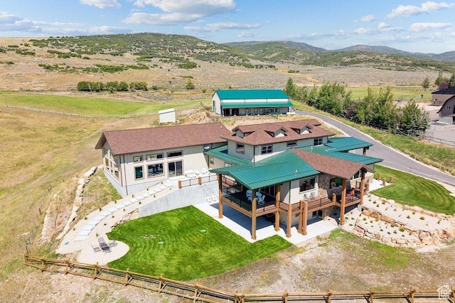 6117 Rocky Ridge Rd N, Peoa, UT 84061 - aerial view featuring a mountain view
