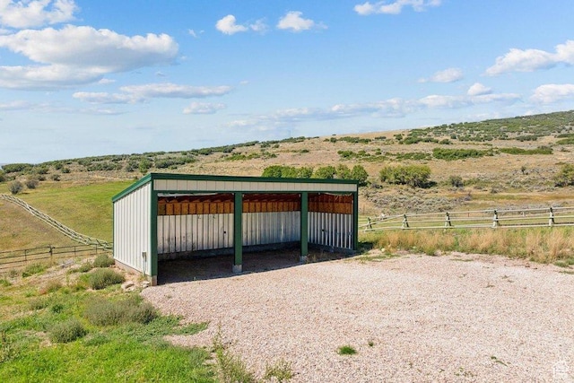 6117 Rocky Ridge Rd N, Peoa, UT 84061 - view of outdoor structure featuring a rural view