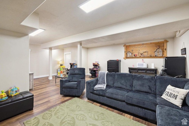 6117 Rocky Ridge Rd N, Peoa, UT 84061 - living room featuring hardwood / wood-style flooring
