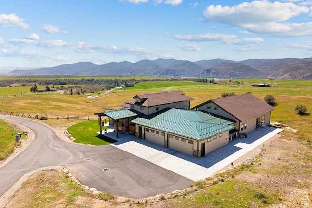 6117 Rocky Ridge Rd N, Peoa, UT 84061 - birds eye view of property featuring a mountain view and a rural view