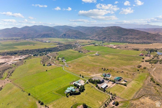 6117 Rocky Ridge Rd N, Peoa, UT 84061 - aerial view with a mountain view and a rural view