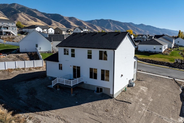 831 E 490 N Unit 143, Hyde Park, UT 84318 - back of property featuring a mountain view and central AC