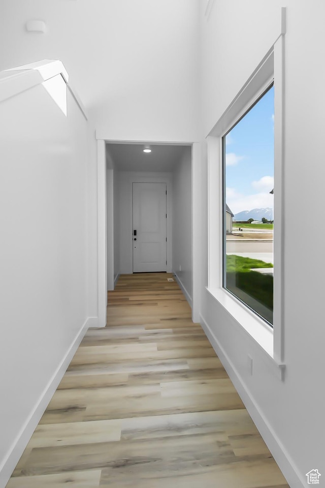 3463 W 3175 N Unit 362, Plain City, UT 84404 - hall featuring light hardwood / wood-style floors