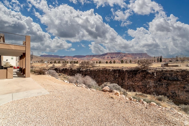 view of mountain backdrop