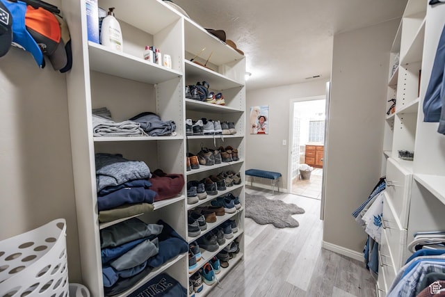 1903 W Wild Wood Ct N, Lehi, UT 84043 - walk in closet featuring light wood-type flooring