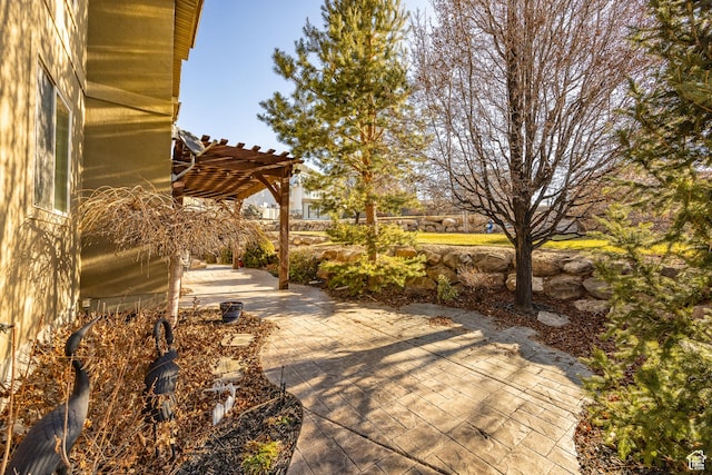 1903 W Wild Wood Ct N, Lehi, UT 84043 - view of patio / terrace featuring a pergola