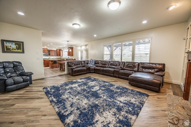 1903 W Wild Wood Ct N, Lehi, UT 84043 - living room with light hardwood / wood-style floors