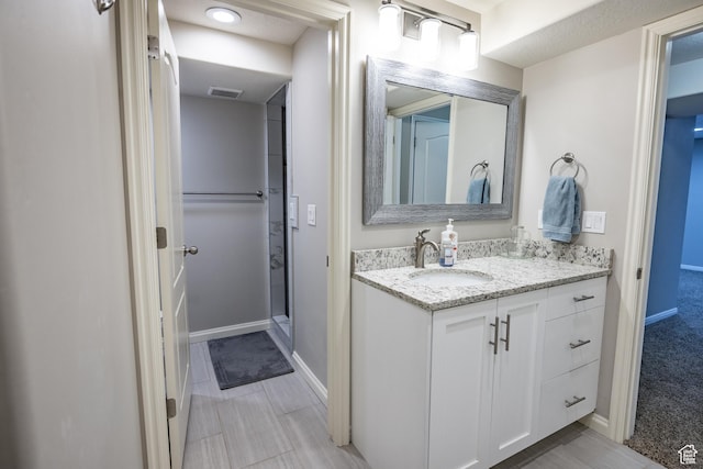 1903 W Wild Wood Ct N, Lehi, UT 84043 - bathroom featuring vanity and an enclosed shower