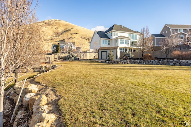 1903 W Wild Wood Ct N, Lehi, UT 84043 - view of yard with a mountain view