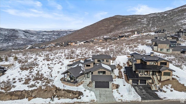 11432 N Fox Hollow Ct Unit 121, Hideout, UT 84036 - snowy aerial view with a residential view