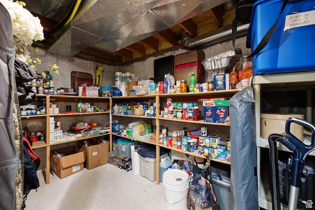 view of storage