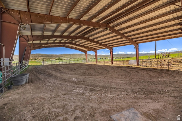 2410 E Center Creek Rd, Heber City, UT 84032 - view of stable featuring a mountain view and a rural view