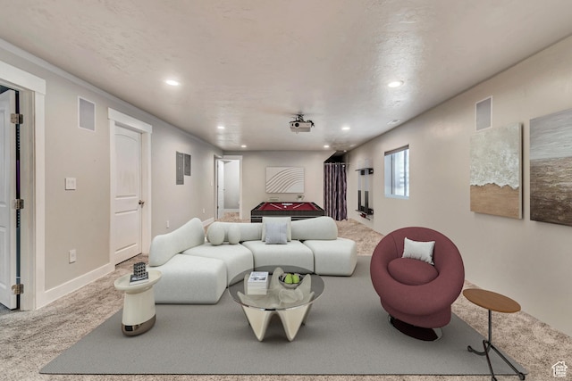 interior space with carpet