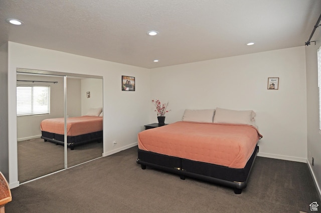 761 S 1900 W, Marriott Slaterville, UT 84404 - carpeted bedroom with a closet and a textured ceiling