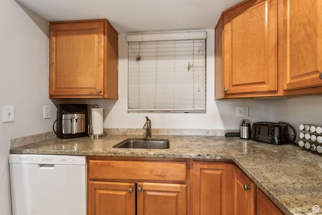 251 S 700 E Unit 11, Salt Lake City, UT 84102 - kitchen with dishwashing machine, sink, and light stone counters
