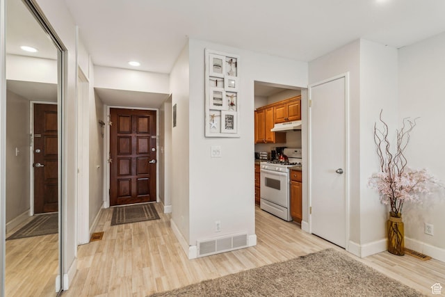 251 S 700 E Unit 11, Salt Lake City, UT 84102 - foyer featuring light hardwood / wood-style flooring