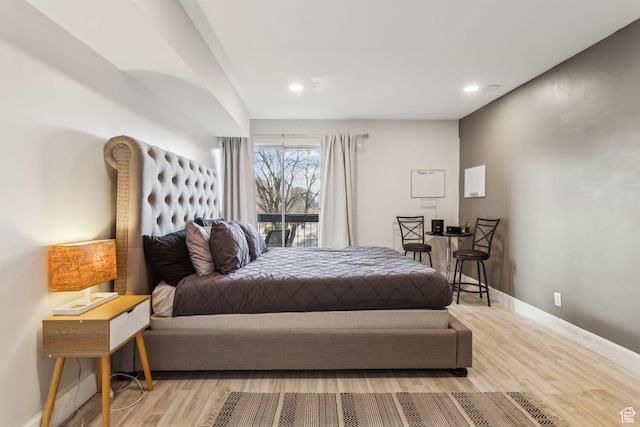 251 S 700 E Unit 11, Salt Lake City, UT 84102 - bedroom with light hardwood / wood-style floors