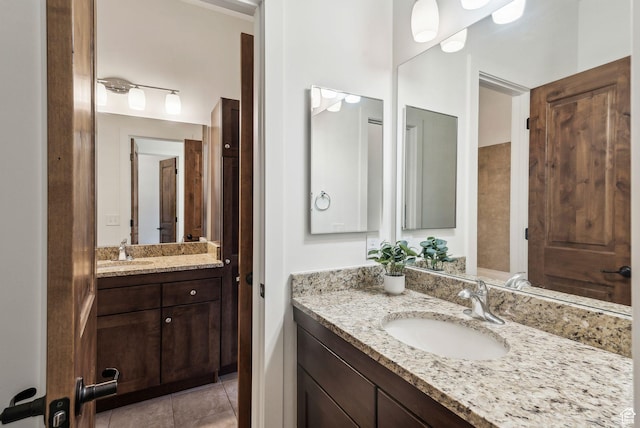 6169 Park Ln Unit 37, Park City, UT 84098 - bathroom with vanity and tile patterned floors