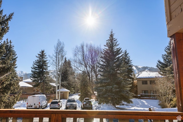 515 Saddle View Way Unit 23, Park City, UT 84060 - yard covered in snow with a mountain view