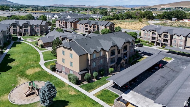1045 S 1700 W Unit 412, Payson, UT 84651 - aerial view of residential area with mountains