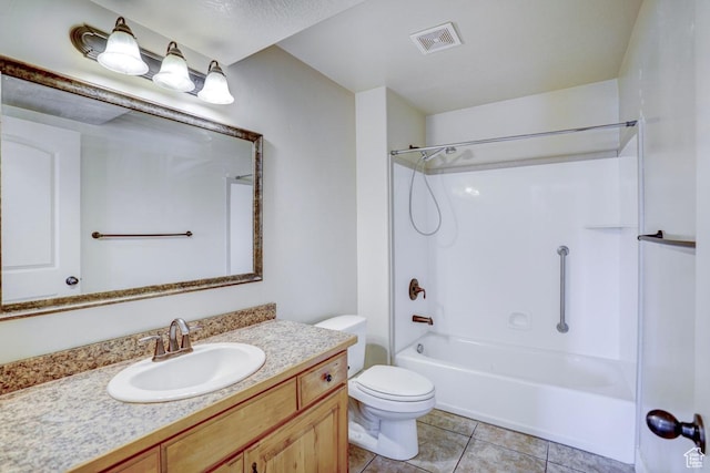 1045 S 1700 W Unit 412, Payson, UT 84651 - bathroom with vanity, tile patterned floors, and shower / washtub combination