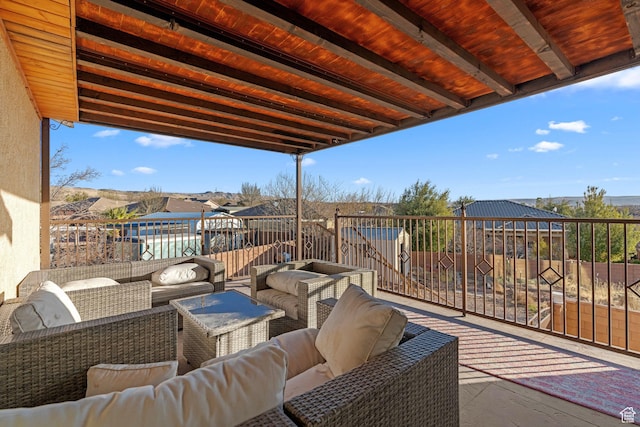 3561 W 290 N, Hurricane, UT 84737 - view of patio / terrace featuring outdoor lounge area