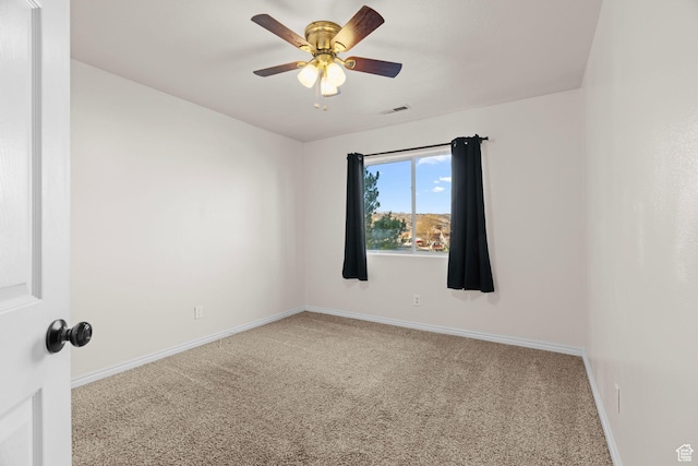 3561 W 290 N, Hurricane, UT 84737 - unfurnished room with carpet floors and ceiling fan