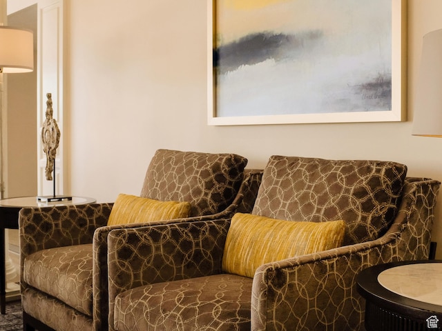 view of sitting room