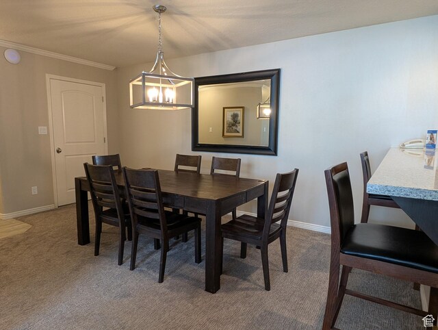 798 N 800 W Unit 8, Midway, UT 84049 - carpeted dining space with ornamental molding