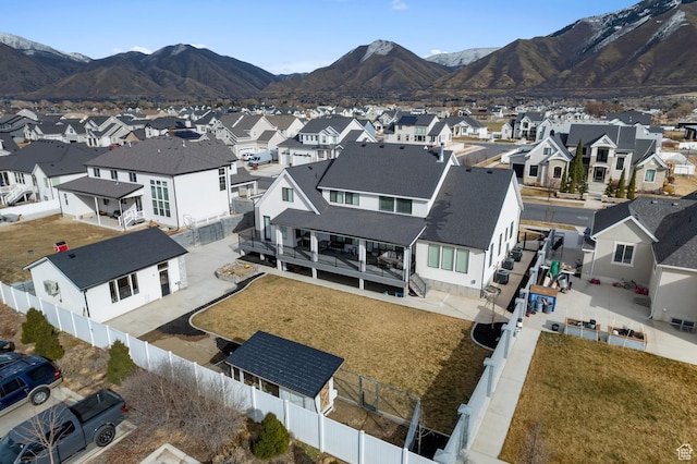 1426 S 1450 W, Mapleton, UT 84664 - aerial view with a residential view and a mountain view