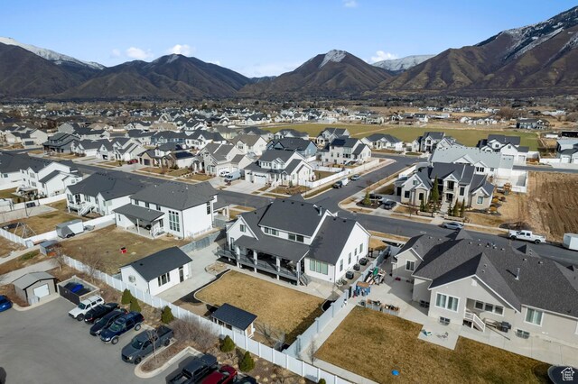 1426 S 1450 W, Mapleton, UT 84664 - aerial view with a residential view and a mountain view